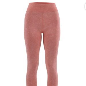 No Boundaries Washed Ribbed Seamless Leggings